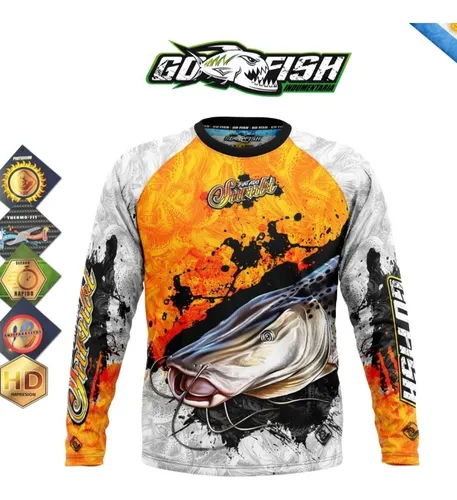 Go Fish Tiger Catfish "Surubi 2" Fishing Shirt - Click Image to Close