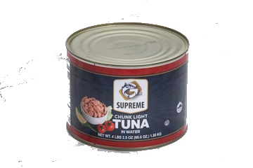 Tuna Chunk Light in Water Supreme 1.88kg