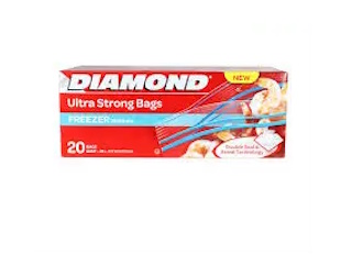 Diamond Freezer Bags Medium 20's