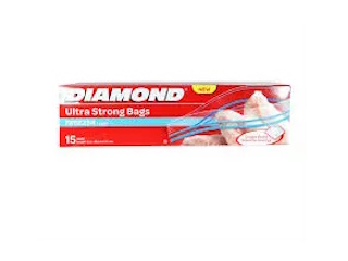 Diamond Freezer Bags Large 15's