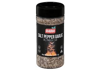 Badia Salt Pepper Garlic 6.5oz
