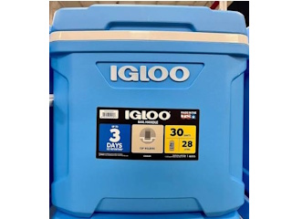 Cooler Igloo 30QT Carolina Blue 28L