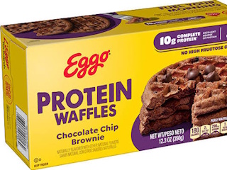 Waffles Eggo Chocolate Chip Brownie 12.3oz