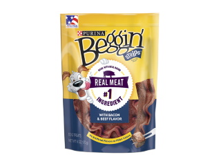 Dog Food Purina Beggin Strips with Bacon & Beef 6oz