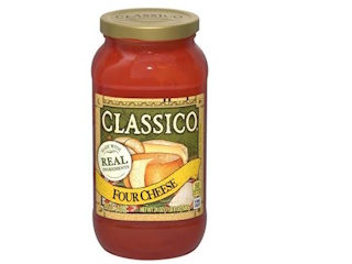 Pasta Sauce Tomato Classico Four Cheese 24oz