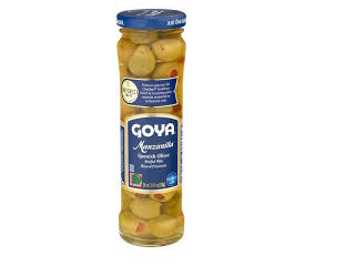 Olives Goya Spanish Stuffed w Minced Pimentos 106g
