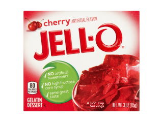Jello Gelatin Cherry 3oz