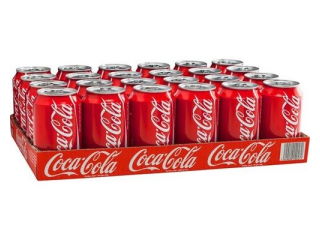 Coca-Cola Soda 355ml Cans (24 Flat)
