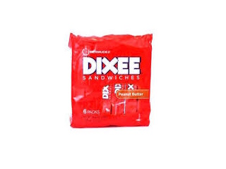 Crackers Dixee Peanut Butter 6pk