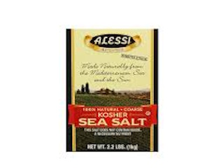Alessi Kosher Sea Salt 1kg