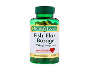 N/B Fish,Flax,Borage 1200Mg 72