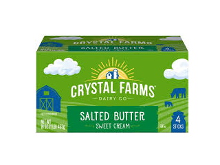 Butter Crystal Farms Salted 16 oz