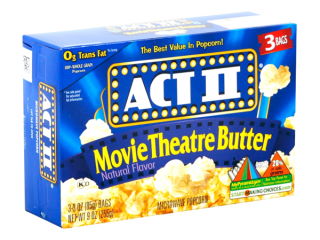 Popcorn Act11 Movie Theatre 3 pack (8.25oz)