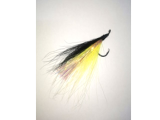 Fly Lure Neon Green/ Black with Flash