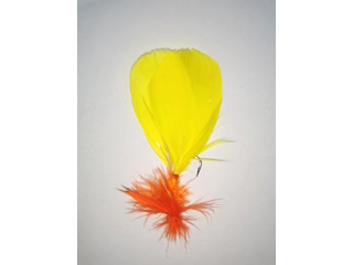 Fly Lure Yellow/ Orange Feather