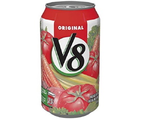 Campbell's soup company LTD 340ml can v8 vegetable cocktail (063211012927)