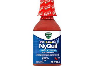 Nyquil Child Cold & Cough Cherry 8Oz