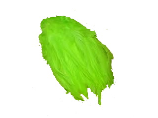 Fly Tying Super Fly Saddle Strung Chartreuse