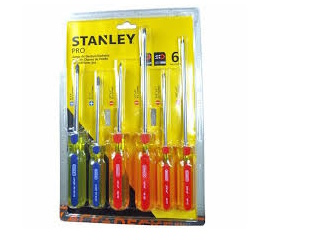 Screwdriver Set Stanley Pro 6 pieces