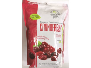 Dried Cranberries Gourmet Grove 20oz