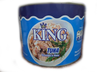 Tuna Shredded in Water King 1730g