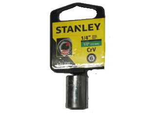 Socket Drive Stanley 1/4" (1/2") 13mm