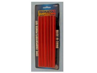 Carpenter's Pencil Set Tison Tools 12 pieces