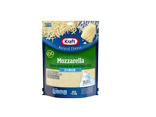 Cheese Kraft Shredded Mozzarella 2% Milk 7oz