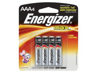 Battery Energizer Max AAA 4pk