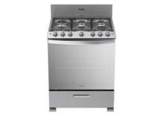 Gas Stove 6 Burner 30" Stainless Steel (Silver) Whirlpool