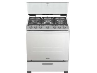 Gas Stove 6 Burner 30" Stainless Steel (Silver) Whirlpool