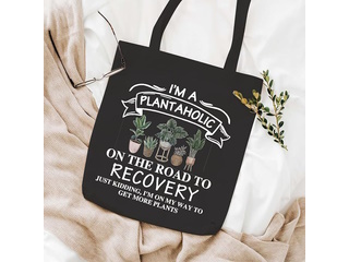 Tote Canvas I’m The Plantaholic Canvas tote