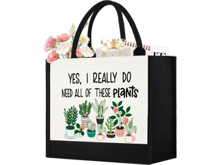 Tote Canvas yes I really do need all of these Plants